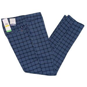 Original Penguin by Munsingwear Plaid Chino Pants Stretch Slim Fit Mens M 32x30